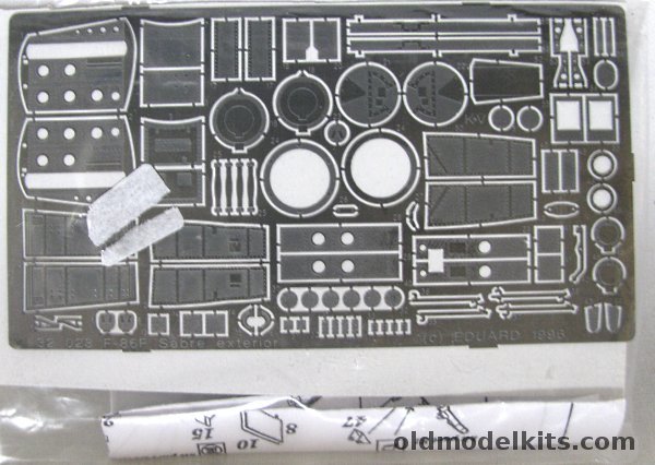 Eduard 1/32 1/32 F-86F-40 Sabre Exterior Super Detail Kit - Bagged, 32-028 plastic model kit